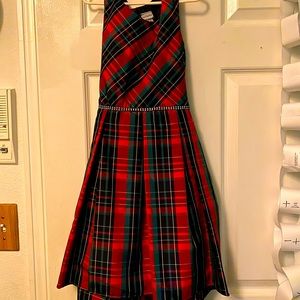 Girls tartan holiday dress perfect for Christmas outings! Practically new!